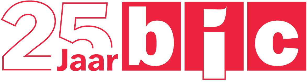 25 jaar BiC logo